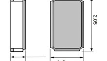 ± 20ppm 32kHz tinh thể nhỏ tới 2 x 1,2mm